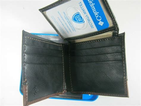 what is the sticker in my columbia rfid wallet|Columbia bifold wallet.